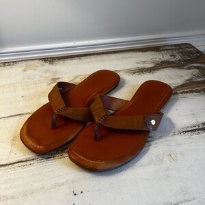 UGG Brown Leather Sandals